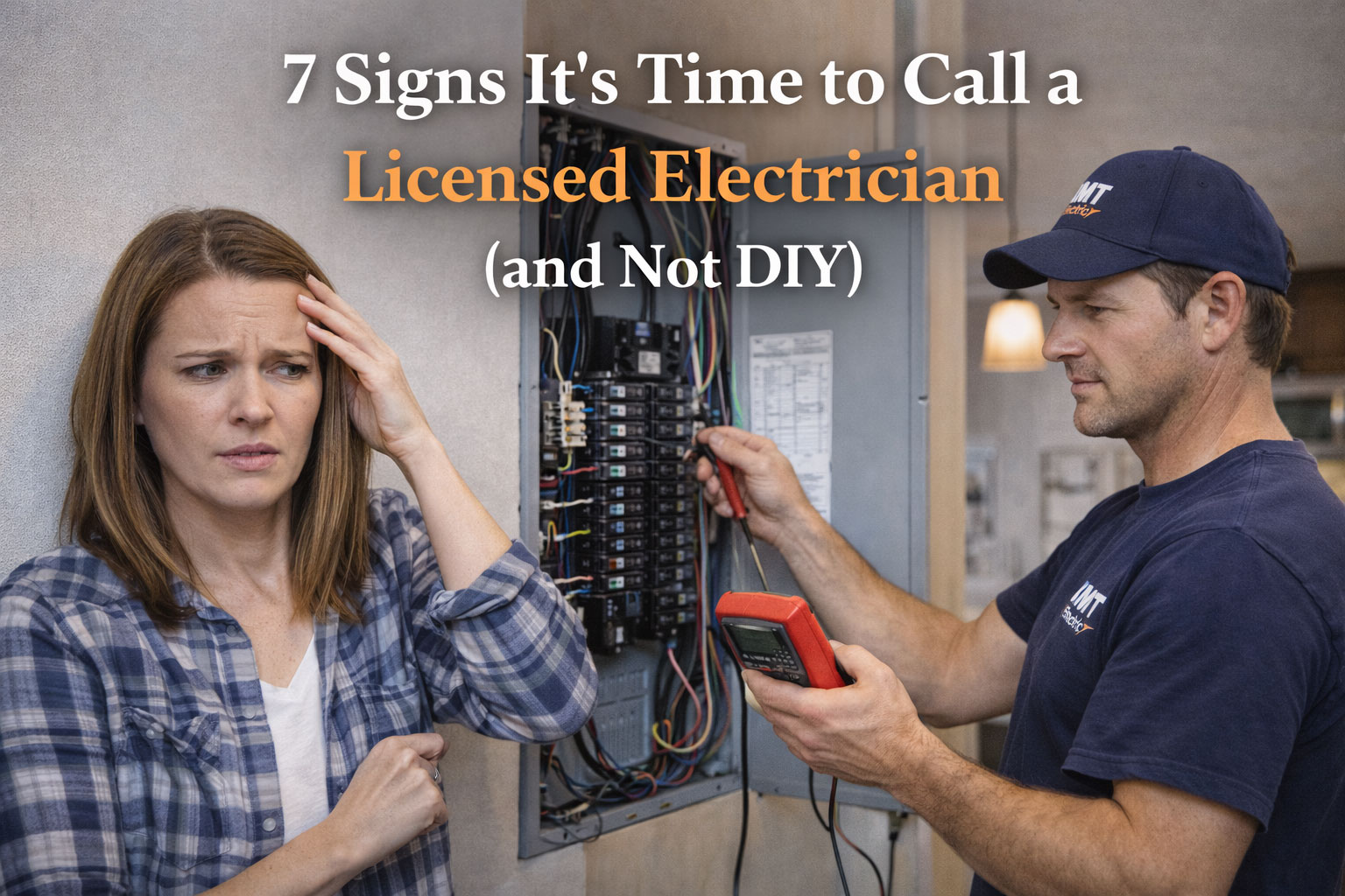 7 Signs It’s Time to Call a Licensed Electrician (and Not DIY)